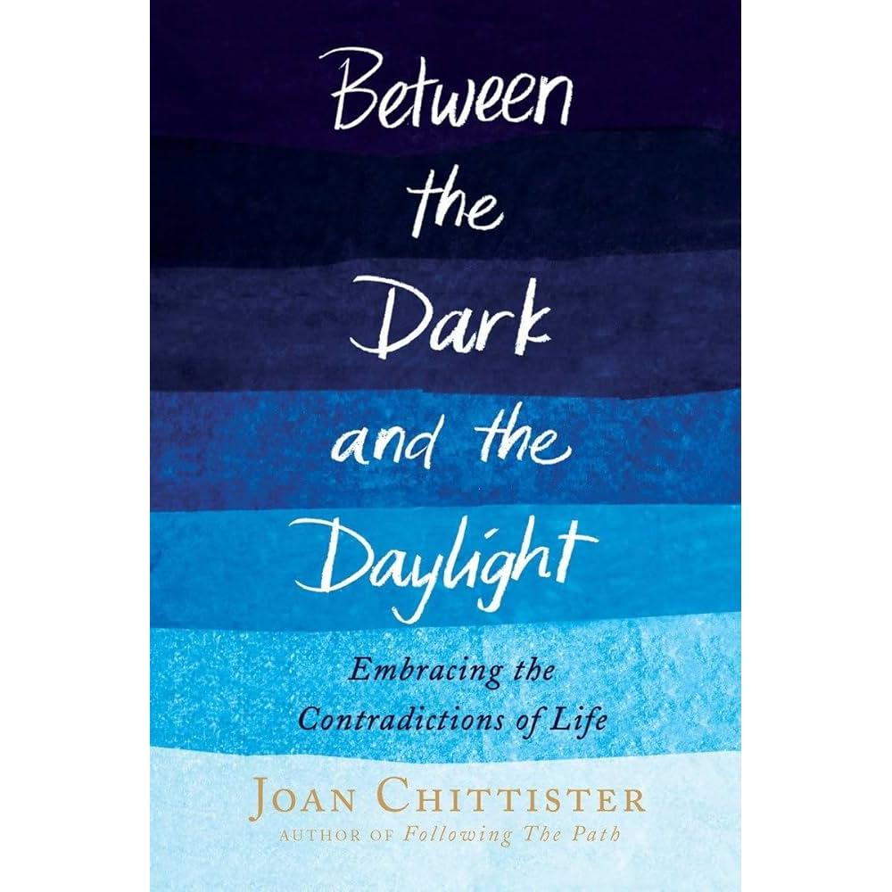 Book cover of 'Between the Dark and the Daylight' with blue and purple gradient