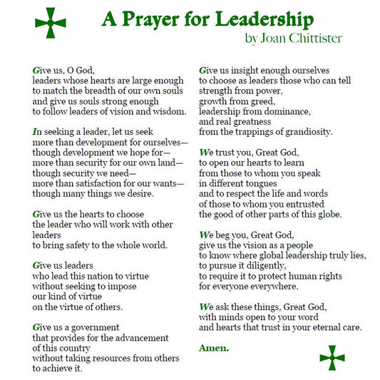 A Prayer for Leadership