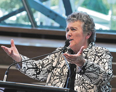 Joan Chittister preaching