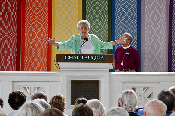 Joan Chittister speaking at Chautauqua Institution Joan Chittister speaking at Chautauqua Institution