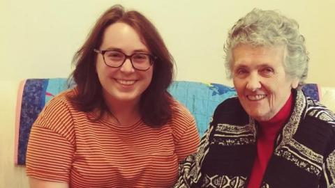 Jessie Pagan and Sister Joan Jessie Pagna and Sister Joan