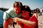 Linda fishing